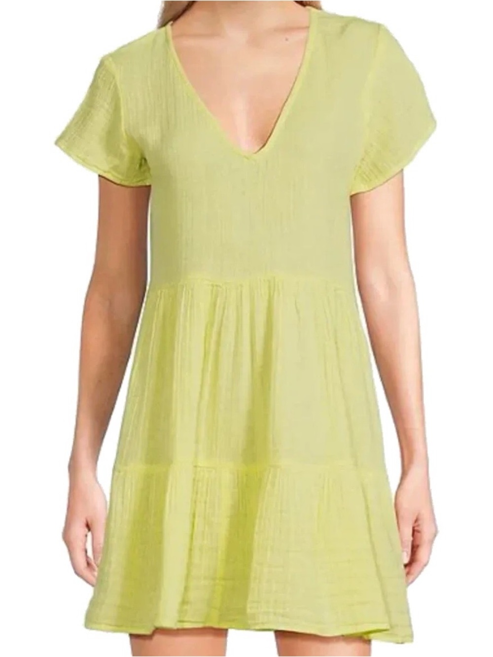 Rip Curl “Bright Yellow” Premium Surf Dress Gauze Material